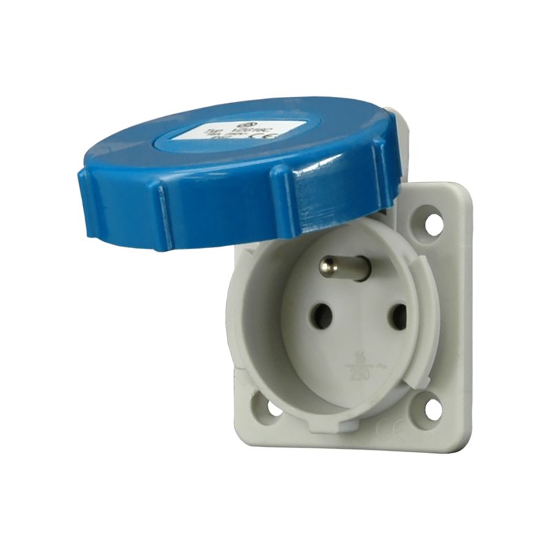 GNIAZDO TABLICOWE 2P+Z, 16A, 230 VAC, IP67 ORNO GNIAZDO TABLICOWE 2P+Z, 16A, 230 VAC, IP67 ORNO