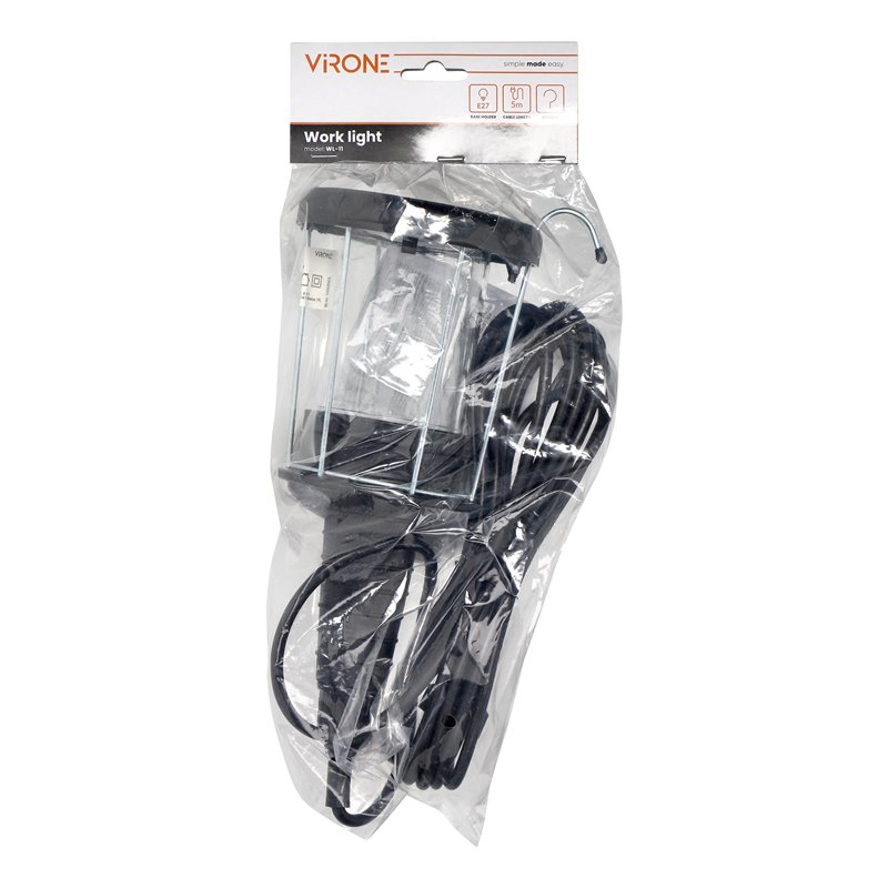 LAMPA WARSZTATOWA E27, MAX.60W, IP20,SZKLANY KLOSZ ORNO LAMPA WARSZTATOWA E27, MAX.60W, IP20,SZKLANY KLOSZ ORNO