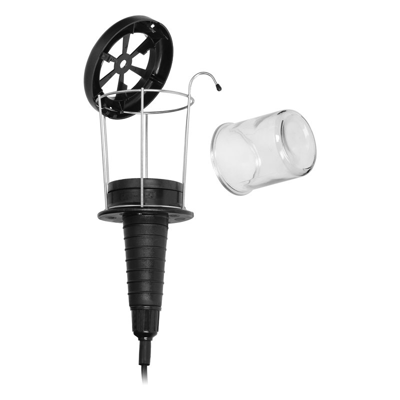LAMPA WARSZTATOWA E27, MAX.60W, IP20,SZKLANY KLOSZ ORNO LAMPA WARSZTATOWA E27, MAX.60W, IP20,SZKLANY KLOSZ ORNO