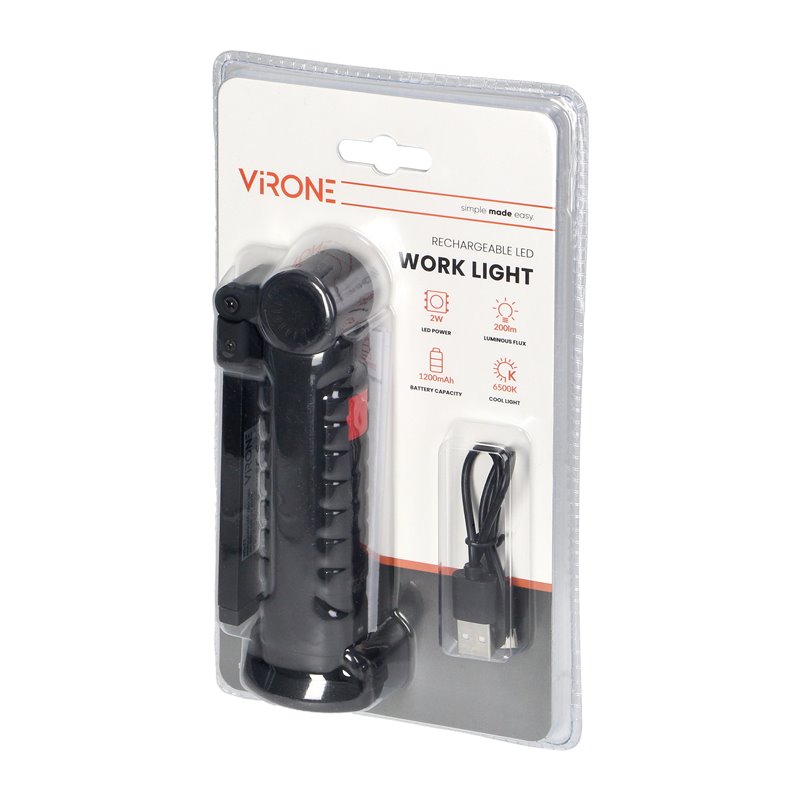 LATARKA WARSZTATOWA LED COB 2W, 200LM, 1200MAH, SKŁADANA ORNO LATARKA WARSZTATOWA LED COB 2W, 200LM, 1200MAH, SKŁADANA ORNO