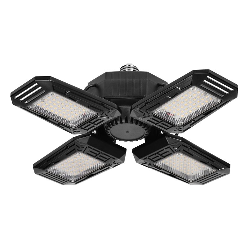 SYRIUSZ LED SKŁADANA LAMPA WARSZTATOWA 4-SKRZYDŁOWA, E27, 72W, 4000K, 6480LM ORNO