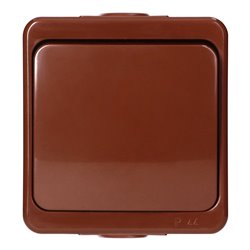 ŁĄCZNIK N/T 10A, 250V, 1-BIEGUNOWY IP44, SMART, BRĄZOWY ORNO ŁĄCZNIK N/T 10A, 250V, 1-BIEGUNOWY IP44, SMART, BRĄZOWY ORNO