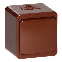 ŁĄCZNIK N/T 10A, 250V, 1-BIEGUNOWY IP44, SMART, BRĄZOWY ORNO ŁĄCZNIK N/T 10A, 250V, 1-BIEGUNOWY IP44, SMART, BRĄZOWY ORNO