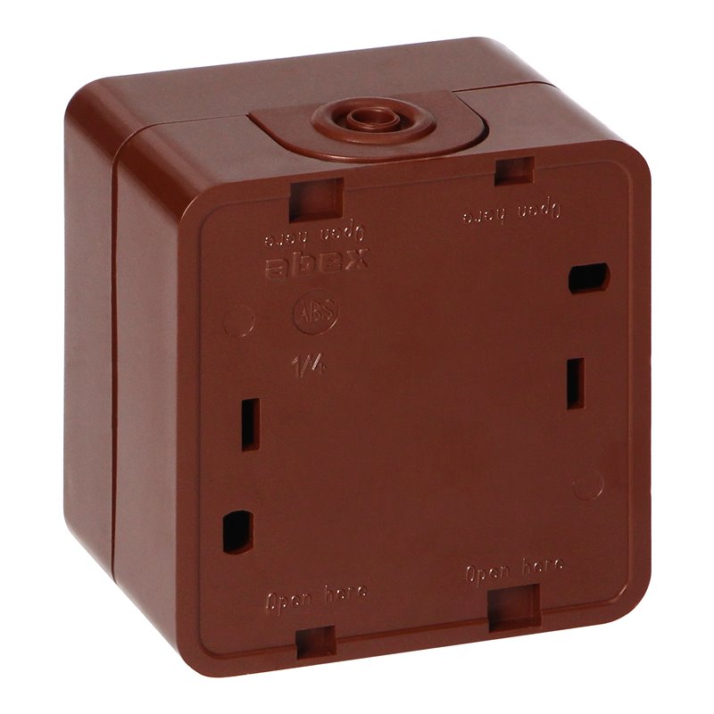ŁĄCZNIK N/T 10A, 250V, 1-BIEGUNOWY IP44, SMART, BRĄZOWY ORNO ŁĄCZNIK N/T 10A, 250V, 1-BIEGUNOWY IP44, SMART, BRĄZOWY ORNO