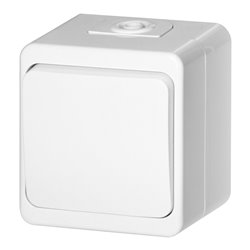 ŁĄCZNIK N/T 10A, 250V, SCHODOWY IP44, SMART, BIAŁY ORNO ŁĄCZNIK N/T 10A, 250V, SCHODOWY IP44, SMART, BIAŁY ORNO