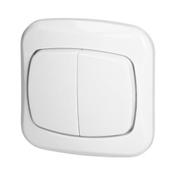 ŁĄCZNIK P/T 10A, 250V, ŚWIECZNIKOWY, ATUT, BIAŁY ORNO ŁĄCZNIK P/T 10A, 250V, ŚWIECZNIKOWY, ATUT, BIAŁY ORNO
