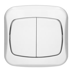 ŁĄCZNIK P/T 10A, 250V, ŚWIECZNIKOWY, ATUT, BIAŁY ORNO ŁĄCZNIK P/T 10A, 250V, ŚWIECZNIKOWY, ATUT, BIAŁY ORNO