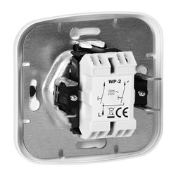 ŁĄCZNIK P/T 10A, 250V, ŚWIECZNIKOWY, ATUT, BIAŁY ORNO ŁĄCZNIK P/T 10A, 250V, ŚWIECZNIKOWY, ATUT, BIAŁY ORNO