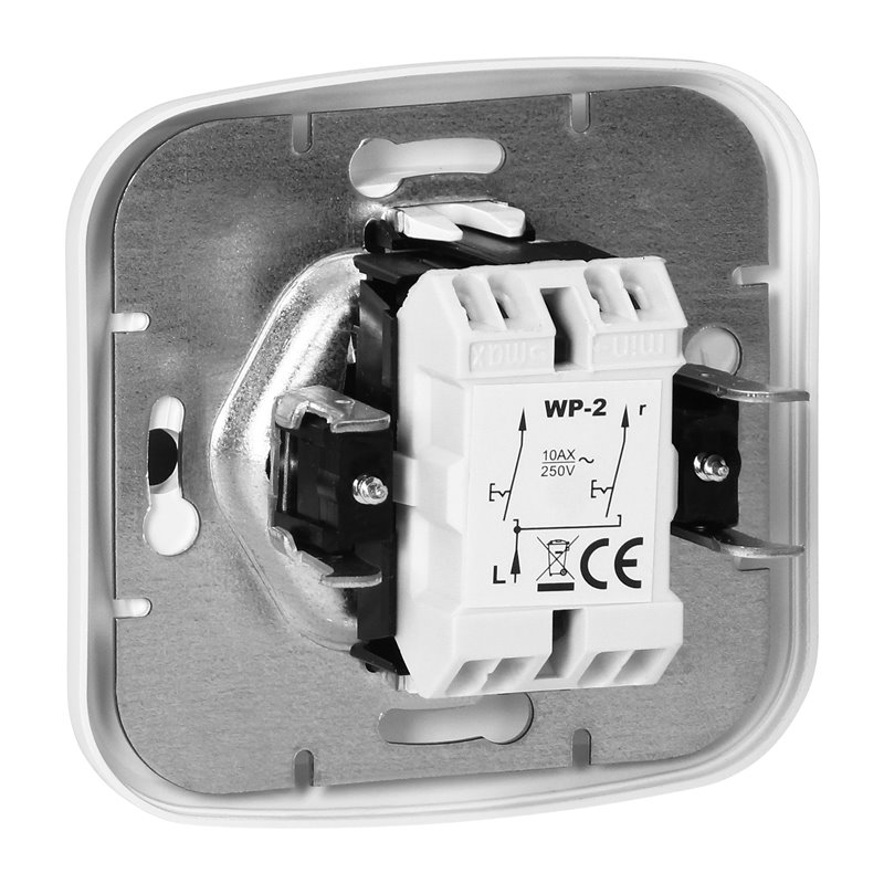 ŁĄCZNIK P/T 10A, 250V, ŚWIECZNIKOWY, ATUT, BIAŁY ORNO ŁĄCZNIK P/T 10A, 250V, ŚWIECZNIKOWY, ATUT, BIAŁY ORNO