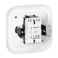 ŁĄCZNIK P/T 10A, 250V, ZWIERNY ŚWIATŁO/DZWONEK, FAN, BIAŁY ORNO ŁĄCZNIK P/T 10A, 250V, ZWIERNY ŚWIATŁO/DZWONEK, FAN, BIAŁY ORNO