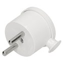 WTYCZKA KĄTOWA 2P MINI, BIAŁY ORNO WTYCZKA KĄTOWA 2P MINI, BIAŁY ORNO
