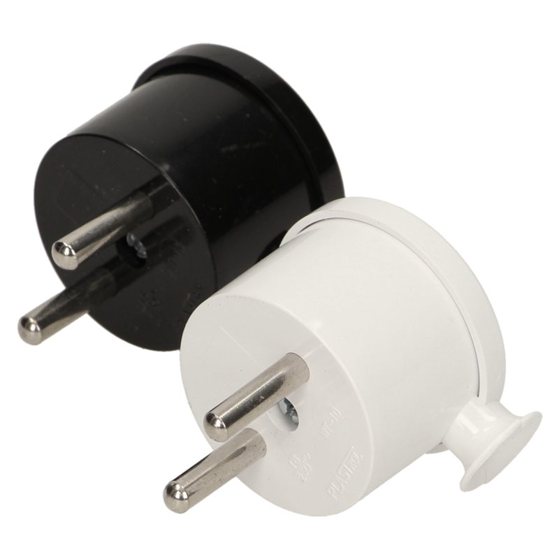 WTYCZKA KĄTOWA 2P MINI, BIAŁY ORNO WTYCZKA KĄTOWA 2P MINI, BIAŁY ORNO
