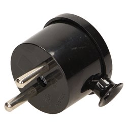 WTYCZKA KĄTOWA 2P MINI, CZARNY ORNO WTYCZKA KĄTOWA 2P MINI, CZARNY ORNO