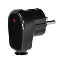 WTYCZKA KĄTOWA UNI-SCHUKO, 2P+Z , 16A, CZARNA ORNO WTYCZKA KĄTOWA UNI-SCHUKO, 2P+Z , 16A, CZARNA ORNO