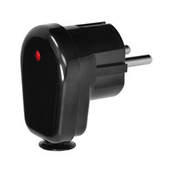 WTYCZKA KĄTOWA UNI-SCHUKO, 2P+Z , 16A, CZARNA ORNO WTYCZKA KĄTOWA UNI-SCHUKO, 2P+Z , 16A, CZARNA ORNO