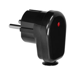 WTYCZKA KĄTOWA UNI-SCHUKO, 2P+Z , 16A, CZARNA ORNO WTYCZKA KĄTOWA UNI-SCHUKO, 2P+Z , 16A, CZARNA ORNO