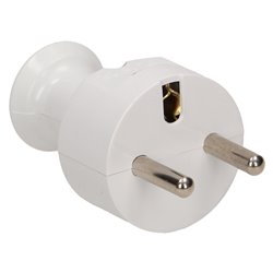 WTYCZKA PROSTA 2P+Z, BIAŁA ORNO WTYCZKA PROSTA 2P+Z, BIAŁA ORNO