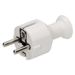 WTYCZKA PROSTA 2P+Z, BIAŁA ORNO WTYCZKA PROSTA 2P+Z, BIAŁA ORNO