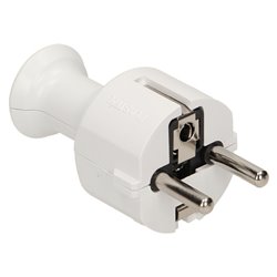 WTYCZKA PROSTA 2P+Z, BIAŁA ORNO WTYCZKA PROSTA 2P+Z, BIAŁA ORNO