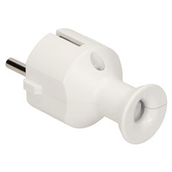 WTYCZKA PROSTA 2P+Z, BIAŁA ORNO WTYCZKA PROSTA 2P+Z, BIAŁA ORNO