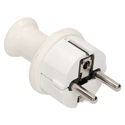 WTYCZKA PROSTA 2P+Z, IP44, BIAŁA ORNO WTYCZKA PROSTA 2P+Z, IP44, BIAŁA ORNO