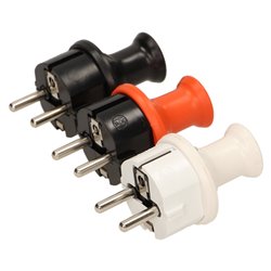 WTYCZKA PROSTA 2P+Z, IP44, BIAŁA ORNO WTYCZKA PROSTA 2P+Z, IP44, BIAŁA ORNO