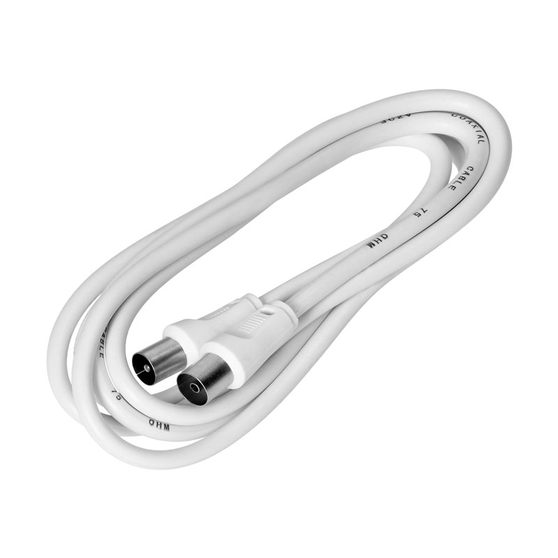 KABEL TV - VIDEO BIAŁY 1,8M ORNO KABEL TV - VIDEO BIAŁY 1,8M ORNO