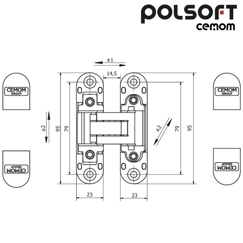 ZAWIAS POLSOFT CEMOM 978/A CHROM SATYNA ZAWIAS POLSOFT CEMOM 978/A CHROM SATYNA