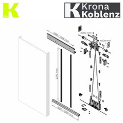 KOBLENZ ZESTAW SYSTEM TRICKS 1200x2450mm KOBLENZ ZESTAW SYSTEM TRICKS 1200x2450mm