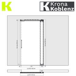 KOBLENZ ZESTAW SYSTEM TRICKS 1200x2450mm KOBLENZ ZESTAW SYSTEM TRICKS 1200x2450mm