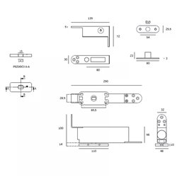 ZAWIAS HYDRAULICZNY PIVOT "W" SYSTEM, DO 100 kg JNF ZAWIAS HYDRAULICZNY PIVOT "W" SYSTEM, DO 100 kg JNF