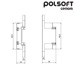 ZAWIAS POLSOFT CEMOM ESTETIC 80 CHROM BŁYSZCZĄCY ZAWIAS POLSOFT CEMOM ESTETIC 80 CHROM BŁYSZCZĄCY