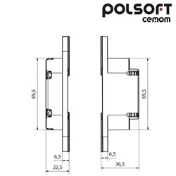 ZAWIAS POLSOFT CEMOM ESTETIC 80/A CHROM BŁYSZCZĄCY ZAWIAS POLSOFT CEMOM ESTETIC 80/A CHROM BŁYSZCZĄCY