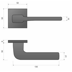 KLAMKA INFINITY NA ROZECIE OKRĄGŁEJ 6MM SOLO FIT CHROM MAT KLAMKA INFINITY NA ROZECIE OKRĄGŁEJ 6MM SOLO FIT CHROM MAT