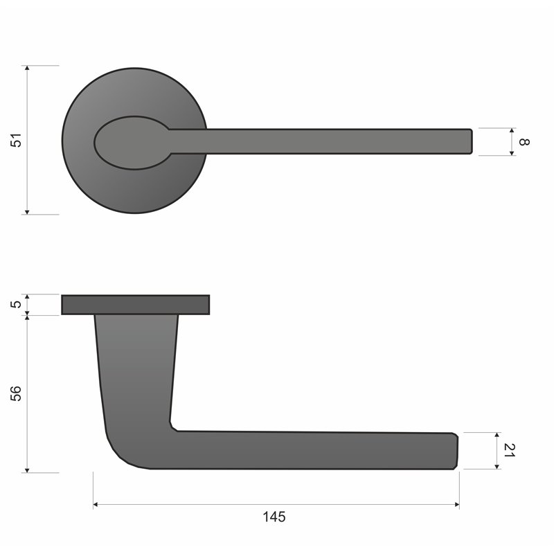 KLAMKA INFINITY EVA NA ROZECIE OKRĄGŁA CHROM MAT KLAMKA INFINITY EVA NA ROZECIE OKRĄGŁA CHROM MAT