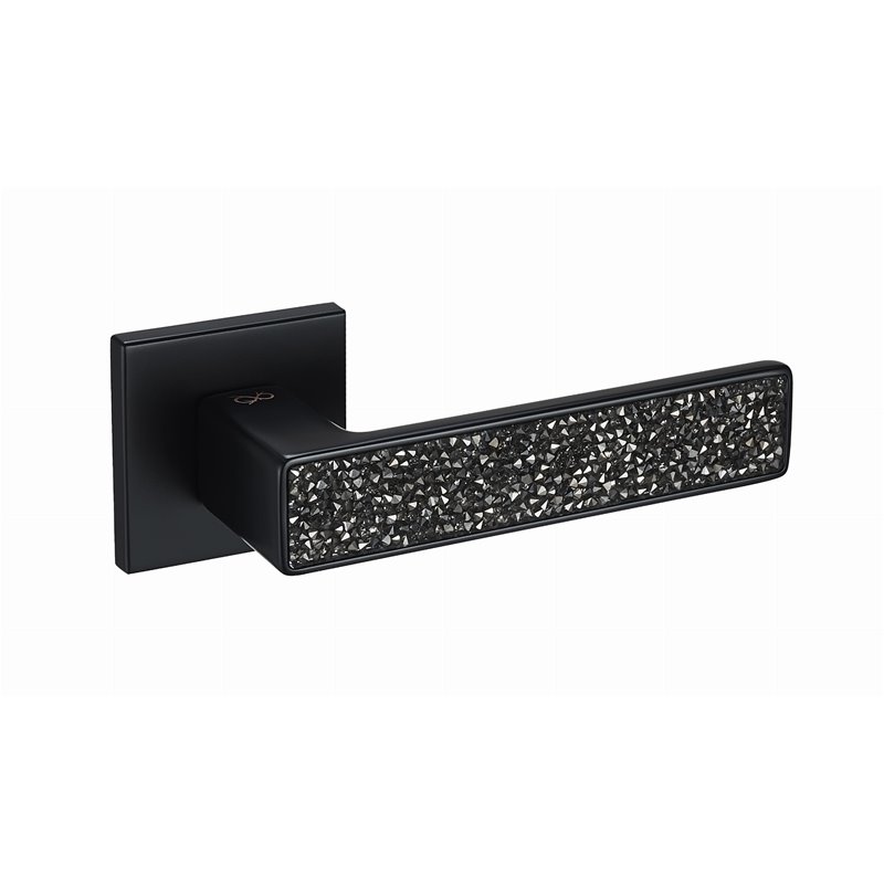 KLAMKA INFINITY NA ROZECIE KWADRATOWEJ 6MM CONCEPT FIT ZNAL BLCAK / GLAMOUR CZARNA / GLAMOUR KLAMKA INFINITY NA ROZECIE KWADRATOWEJ 6MM CONCEPT FIT ZNAL BLCAK / GLAMOUR CZARNA / GLAMOUR