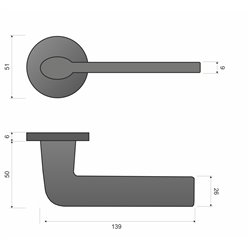 KLAMKA INFINITY NA ROZECIE OKRĄGŁEJ 6MM STINGER FIT CHROM MAT KLAMKA INFINITY NA ROZECIE OKRĄGŁEJ 6MM STINGER FIT CHROM MAT