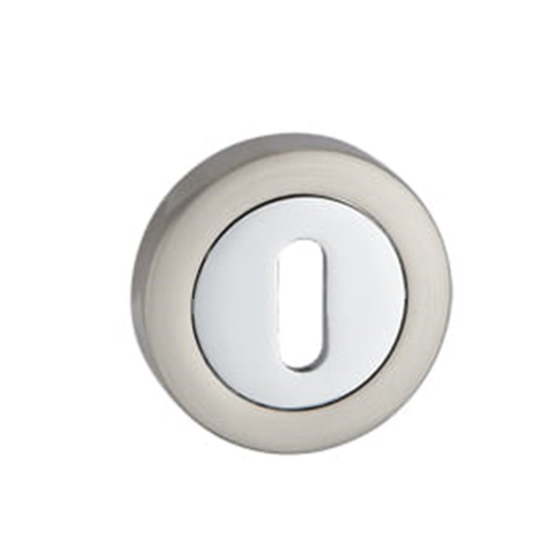 ROZETA INFINITY OKRĄGŁA RCK 101 KLUCZ SATYNA/CHROM