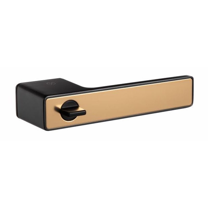 KLAMKA INFINITY MILANO KMNO MG00/B00 B SZ.RT CZ/ZŁ.MAT POKR