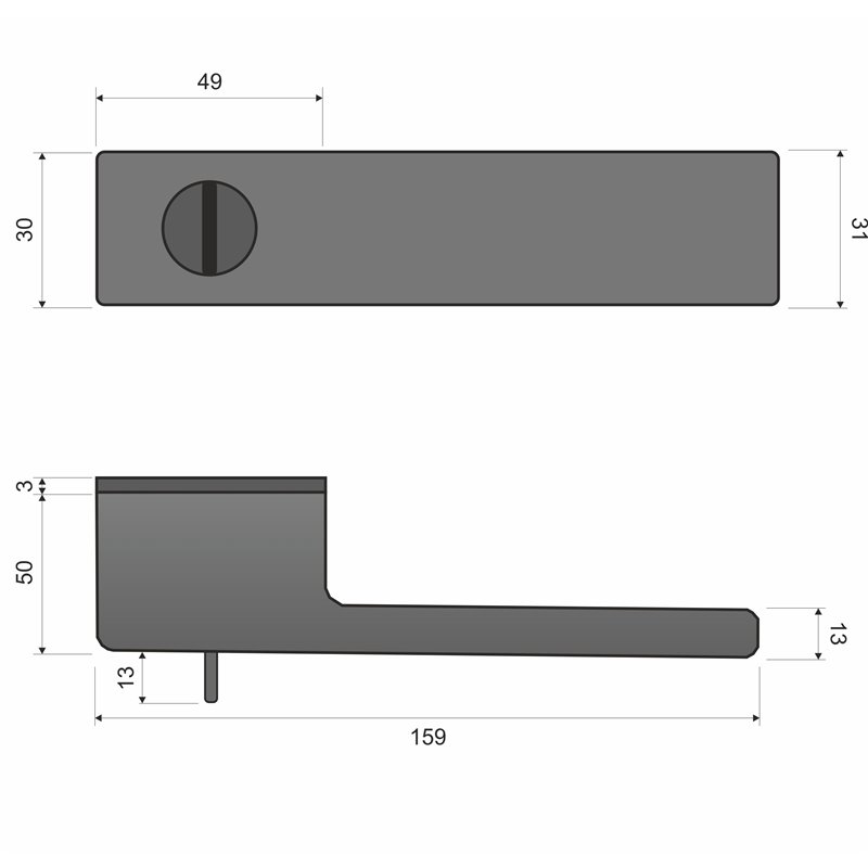 KLAMKA INFINITY MILANO KMNO MG00/B00 B SZ.RT CZ/ZŁ.MAT POKR KLAMKA INFINITY MILANO KMNO MG00/B00 B SZ.RT CZ/ZŁ.MAT POKR
