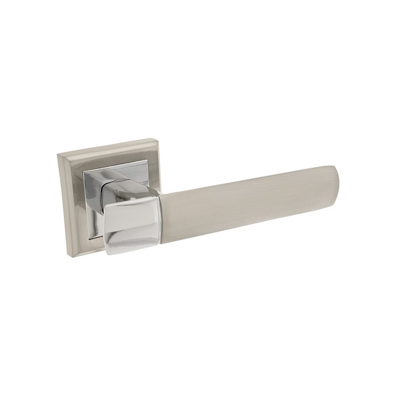 KLAMKA ALUBRASS AKCENT ROZETA KWADRATOWA NIKIEL CHROM KLAMKA ALUBRASS AKCENT ROZETA KWADRATOWA NIKIEL CHROM