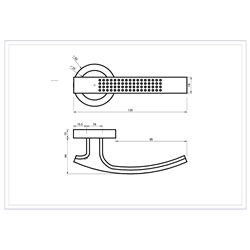 KLAMKA ALUBRASS ASTRO ROZETA OKRĄGŁA PATYNA KLAMKA ALUBRASS ASTRO ROZETA OKRĄGŁA PATYNA