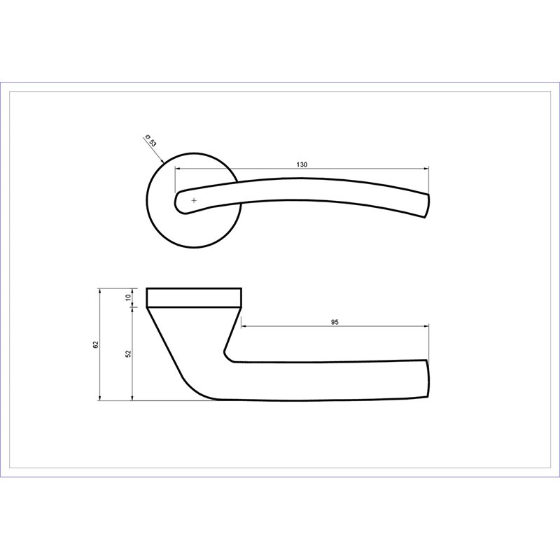 KLAMKA ALUBRASS CALI ROZETA OKRĄGŁA CZARNA BLITZ KLAMKA ALUBRASS CALI ROZETA OKRĄGŁA CZARNA BLITZ