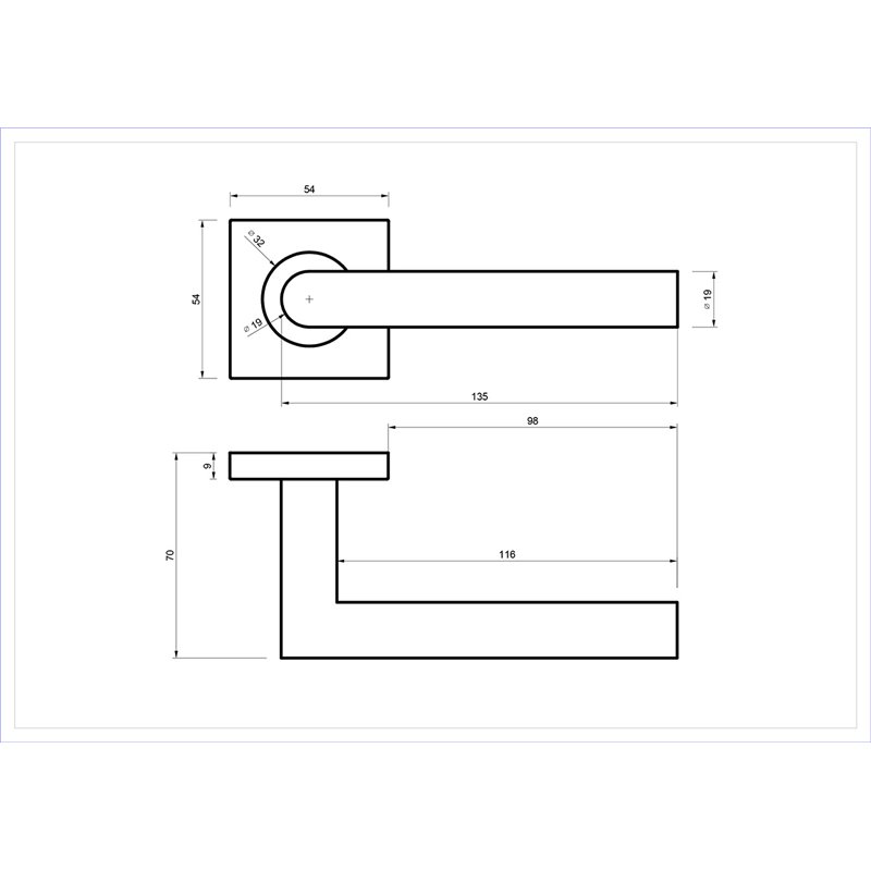 KLAMKA ALUBRASS DIONE ROZETA KWADRATOWA STAL NIERDZEWNA KLAMKA ALUBRASS DIONE ROZETA KWADRATOWA STAL NIERDZEWNA