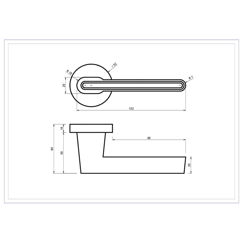 KLAMKA ALUBRASS ERIS ROZETA OKRĄGŁA CHROM/ CZARNY BLITZ KLAMKA ALUBRASS ERIS ROZETA OKRĄGŁA CHROM/ CZARNY BLITZ
