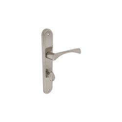 KLAMKA ALUBRASS EVA 90 WC NIKIEL SATYNA