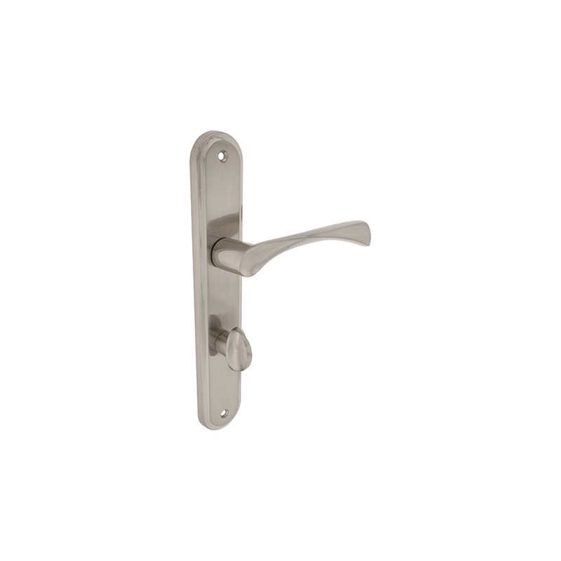 KLAMKA ALUBRASS EVA 90 WC NIKIEL SATYNA KLAMKA ALUBRASS EVA 90 WC NIKIEL SATYNA