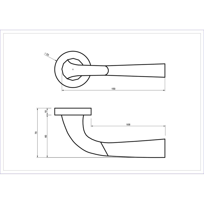 KLAMKA ALUBRASS FLORENCJA ROZETA OKRĄGŁA CZARNY/CHROM BLITZ KLAMKA ALUBRASS FLORENCJA ROZETA OKRĄGŁA CZARNY/CHROM BLITZ