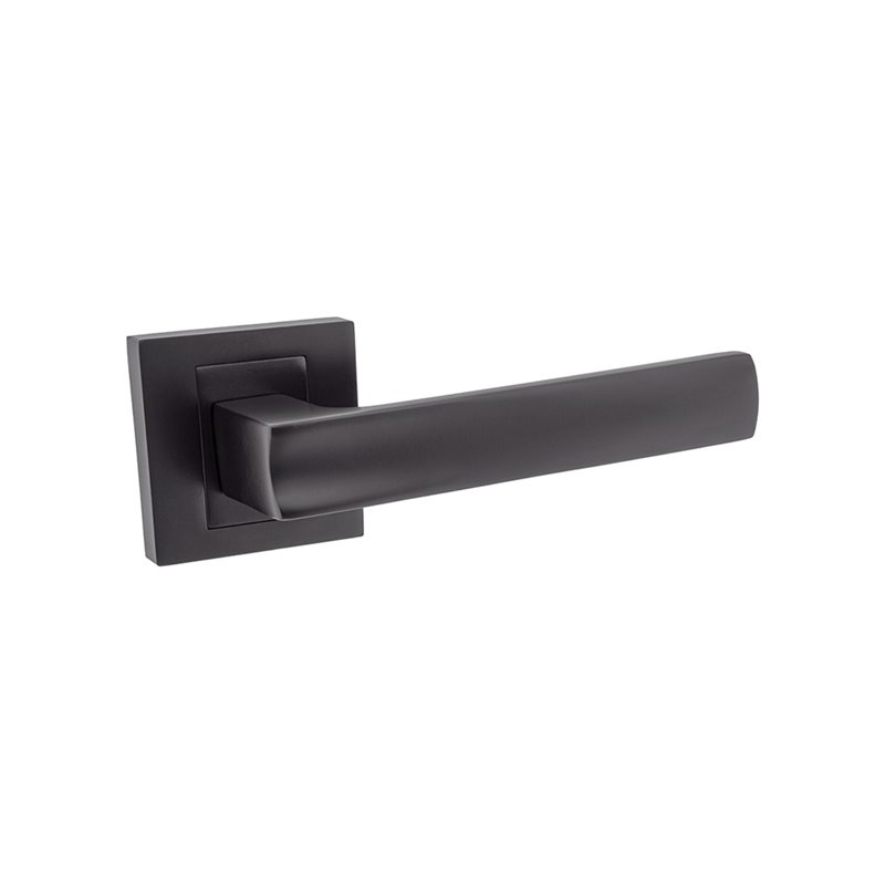 KLAMKA ALUBRASS IBERIA ROZETA KWADRATOWA CZARNA KLAMKA ALUBRASS IBERIA ROZETA KWADRATOWA CZARNA