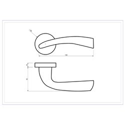 KLAMKA ALUBRASS IGA ROZETA OKRĄGŁA NIKIEL SATYNA KLAMKA ALUBRASS IGA ROZETA OKRĄGŁA NIKIEL SATYNA